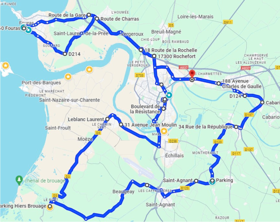 carte sur le chemin d'un reve mùarin